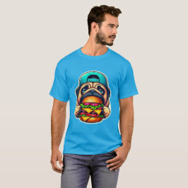 CAMISETA BURGER LOVING PUG 5