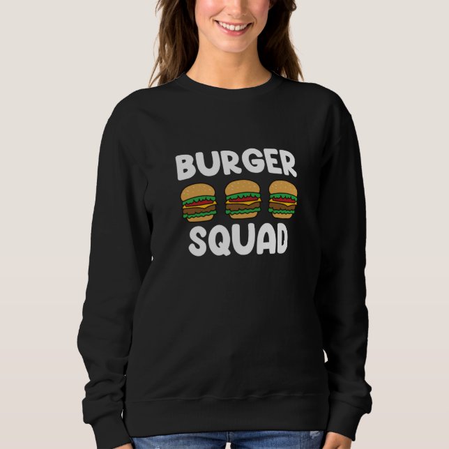 Camiseta Burger Squad Cheeseburger Fast Food Burger (Frente)