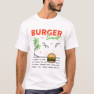 Camiseta Burger Sunset