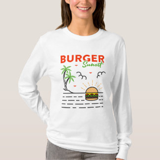 Camiseta Burger Sunset