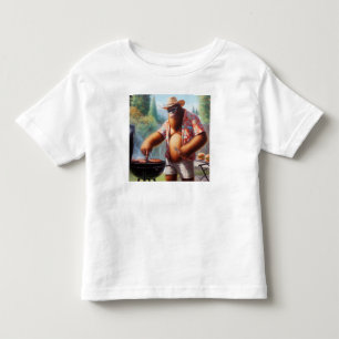 Camiseta Burgers de Griling de Pé Grande
