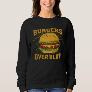 Camiseta Burgers Ove Blow Dark Humor Sarcastic Weird Meme J