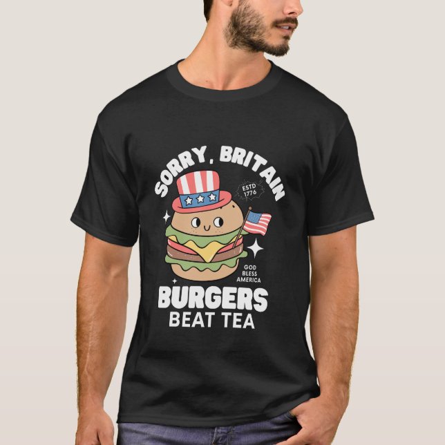 Camiseta Burgers vencem chá (Frente)