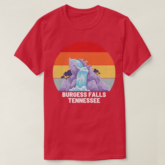 Camiseta Burgess Falls Tennessee 12 (Frente do Design)