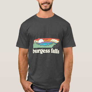 Camiseta Burgess Falls Tennessee ao ar livre Retro Nature