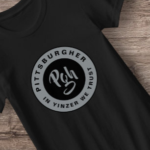 Camiseta Burgh Black Dourado Pgh City Ative Malhação Yinzer