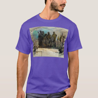 Camiseta Burghers of Calais por Rodin, em Londres