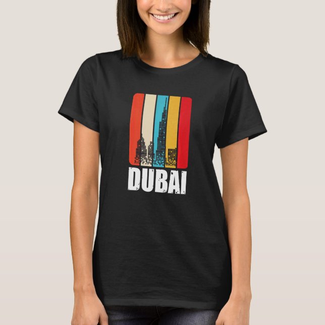 Camiseta Burj Khalifa Do Dubai Nos Emirados Árabes Unidos (Frente)