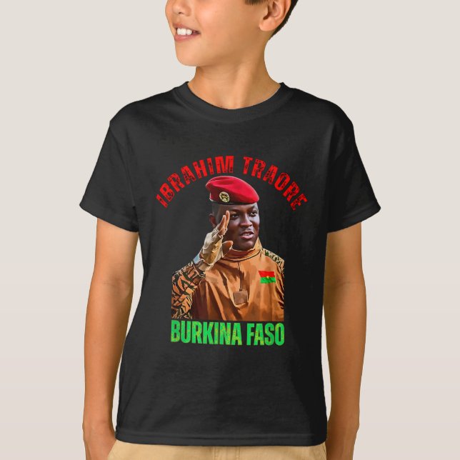 Camiseta Burkina Faso - Ibrahim Traoré Thomas Sankara (Frente)