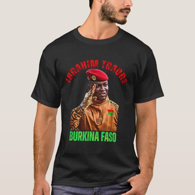 Camiseta Burkina Faso - Ibrahim Traoré Thomas Sankara (Frente)