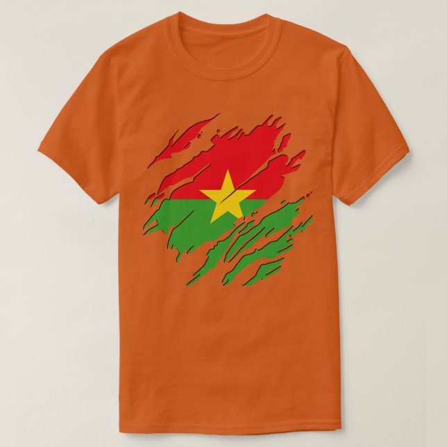Camiseta Burkina Faso Sempre (Frente do Design)