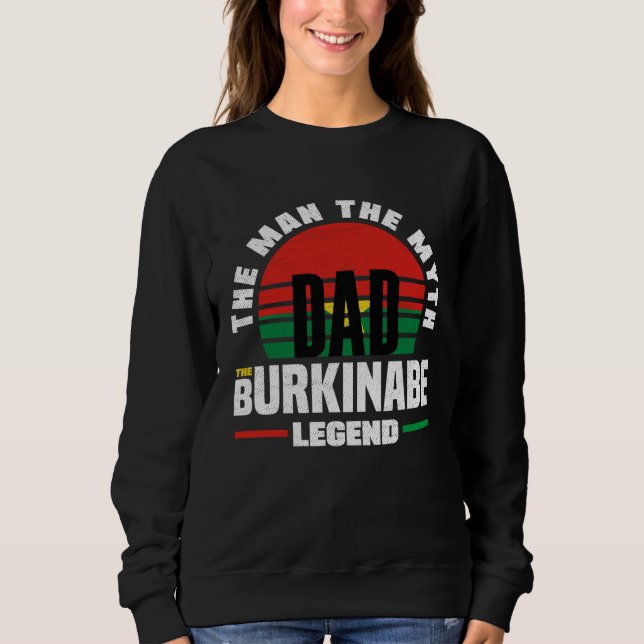 Camiseta Burkinabe Burkina Faso Burkinabe Flag Fathers Day (Frente)