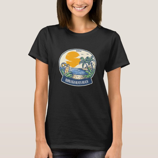 Camiseta Burleigh Heads Beach Australia   (Frente)