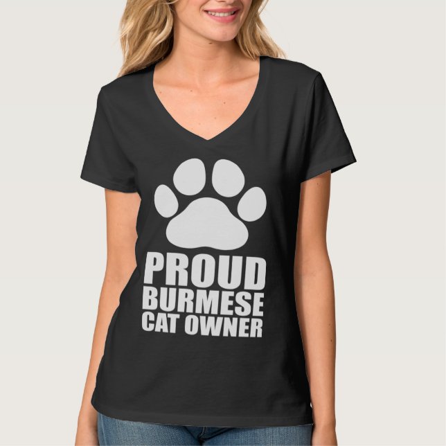 Camiseta Burmese cat  Burmese  Burmese kitten  1 (Frente)