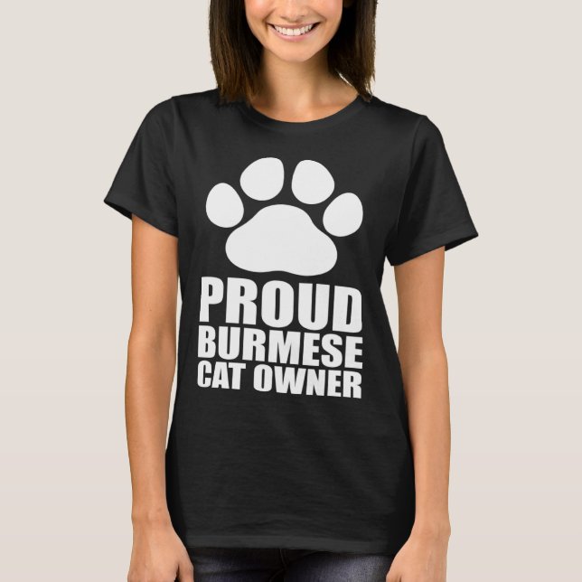 Camiseta Burmese cat  Burmese  Burmese kitten  1 (Frente)