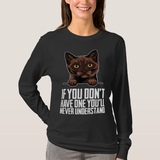 Camiseta Burmese cat  Burmese  Burmese kitten  4 (Frente)