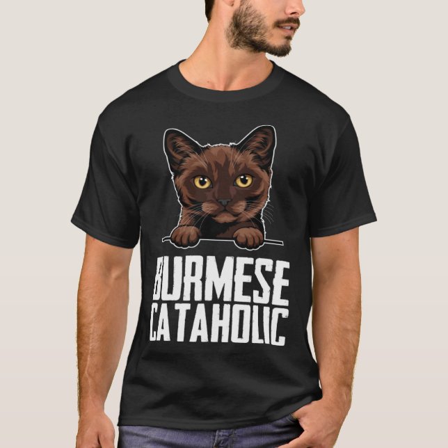 Camiseta Burmese cataholic (Frente)