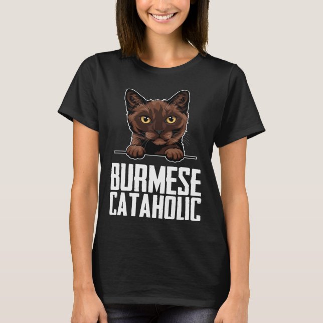 Camiseta Burmese cataholic (Frente)