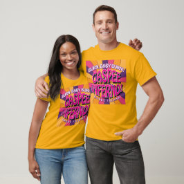 Camiseta Burn Baby Burn - Gaspee Inferno!!! em Amarelo