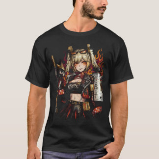 Camiseta Burnice Branco ZZZ Cabelo Vermelho Rabanetes Lança