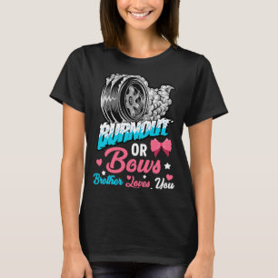 Camiseta Burnout ou Arcos Gênero Revelar Anúncio do Bebê Br