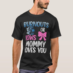 Camiseta Burnouts ou arcos mamães gênero revelam festa bebê