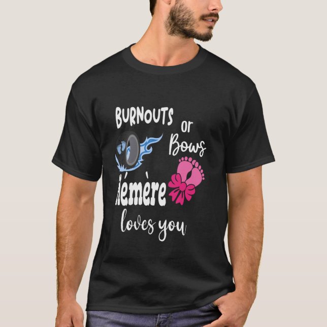 Camiseta Burnouts ou Arcos Mémère te ama francês canadense (Frente)