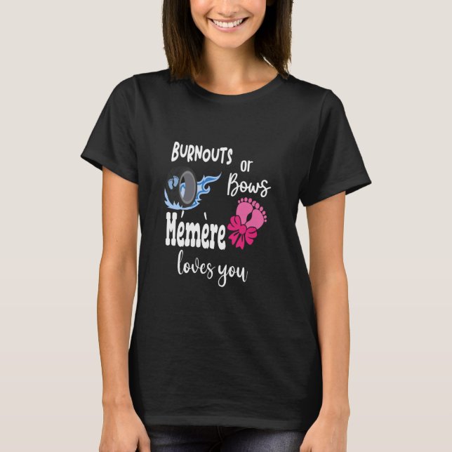 Camiseta Burnouts ou Arcos Mémère te ama francês canadense (Frente)