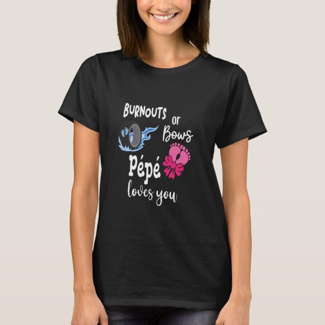 Camiseta Burnouts ou Arcos Pépé te ama Francês Gran (Frente)