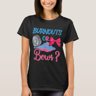 Camiseta Burnouts ou Arcos Sexo Festa de Revelação Ideia pa
