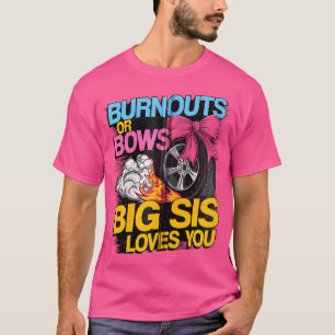 Camiseta Burnouts Ou Arcos Sexo Revelam Partido Irmã Grande