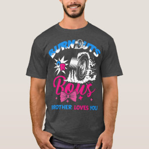Camiseta Burnouts ou Arcos Sexo Revelar Festa do Bebê Anunc