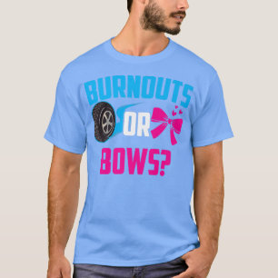 Camiseta Burnouts ou Arcos Sexo Revelar Festa do Bebê Anunc
