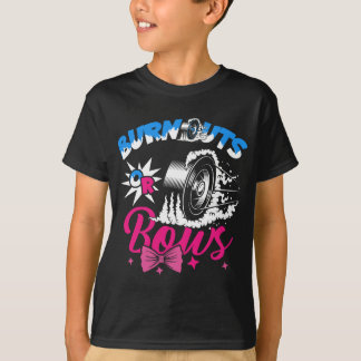 Camiseta Burnouts ou Arcos Sexo Revelar Festa do Bebê Anunc