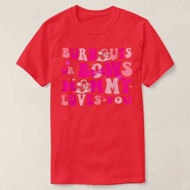Camiseta Burnouts ou Arcos Sexo Revelar Festa do Bebê Anunc (Frente do Design)