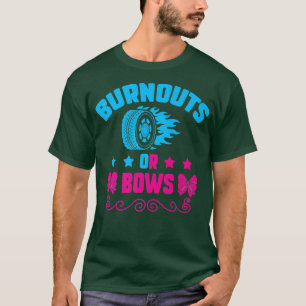 Camiseta Burnouts ou Arcos Sexo Revelar Festa do Bebê Anunc