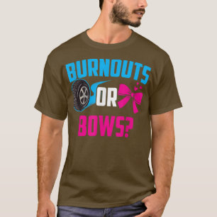 Camiseta Burnouts ou Arcos Sexo Revelar Festa do Bebê Anunc