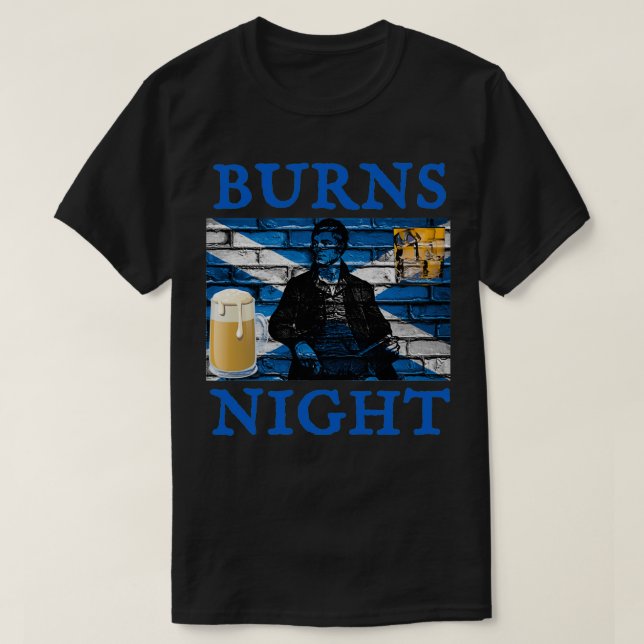 Camiseta Burns Night 24 (Frente do Design)