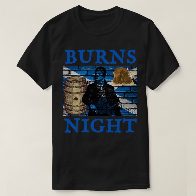 Camiseta Burns Night 4 (Frente do Design)