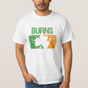 Camiseta Burns Surname Clover