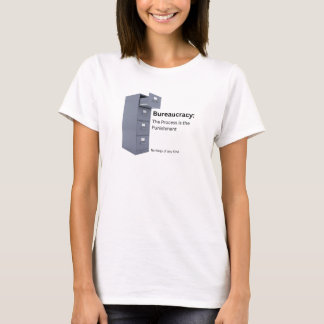 Camiseta Burocracia - Camisa-T feminina