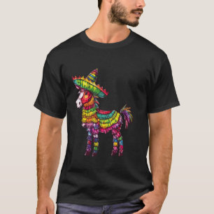 Camiseta Burrinho de Pinata Festa Mexicana Cinco de maio So