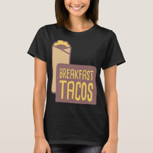 Camiseta Burrito do Café da Manhã - Comida Taco