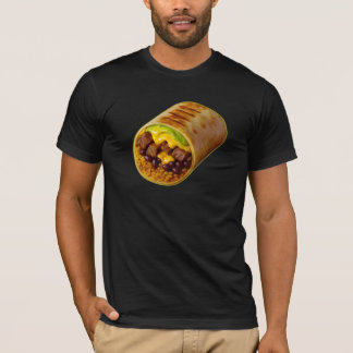 Camiseta burrito engraçado para amantes
