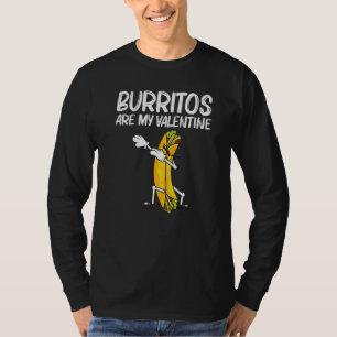 Camiseta Burrito Para Homens Burritos Taco Salsa Mexicano