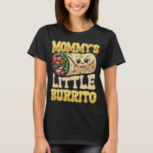 Camiseta Burrito Pequeno mamãe, Bebê Bonito E Leão Comida