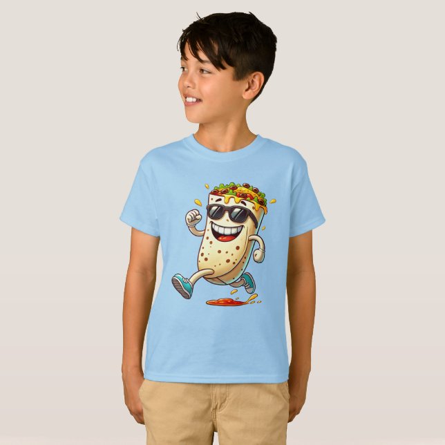 Camiseta Burrito Run (Frente Completa)