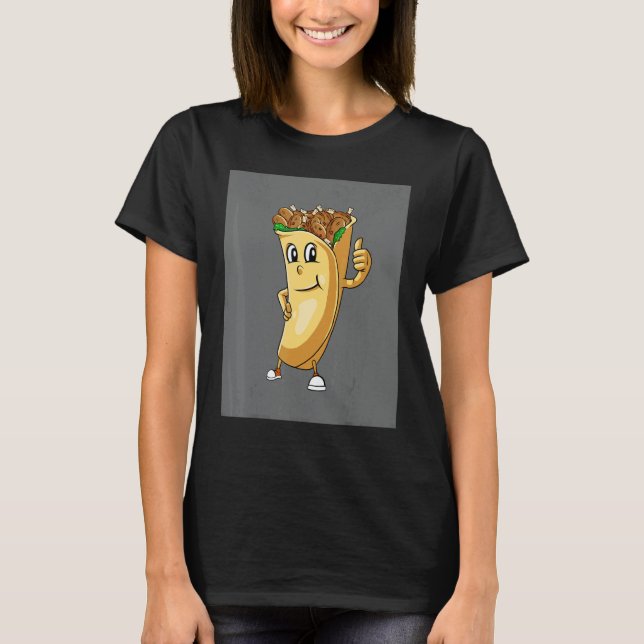 Camiseta Burrito Turkey Leg Thanksgiving Day Mexican Food F (Frente)