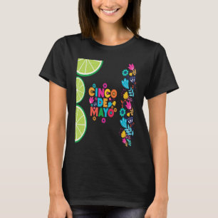 Camiseta Burritos do Cinco De Mayo Tacos e Abacate México