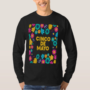 Camiseta Burritos do Cinco De Mayo Tacos e Abacate no Méxi